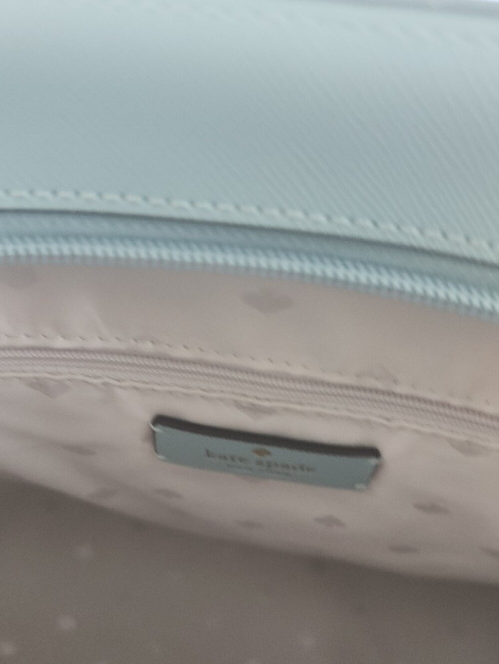 kate spade blue daisy print tote - Picture 5 of 15